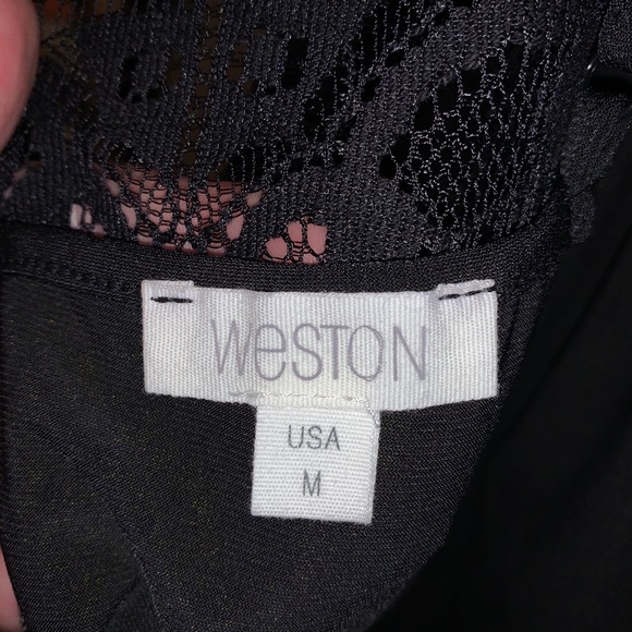 Black Lace Romper - Picture 2 of 5